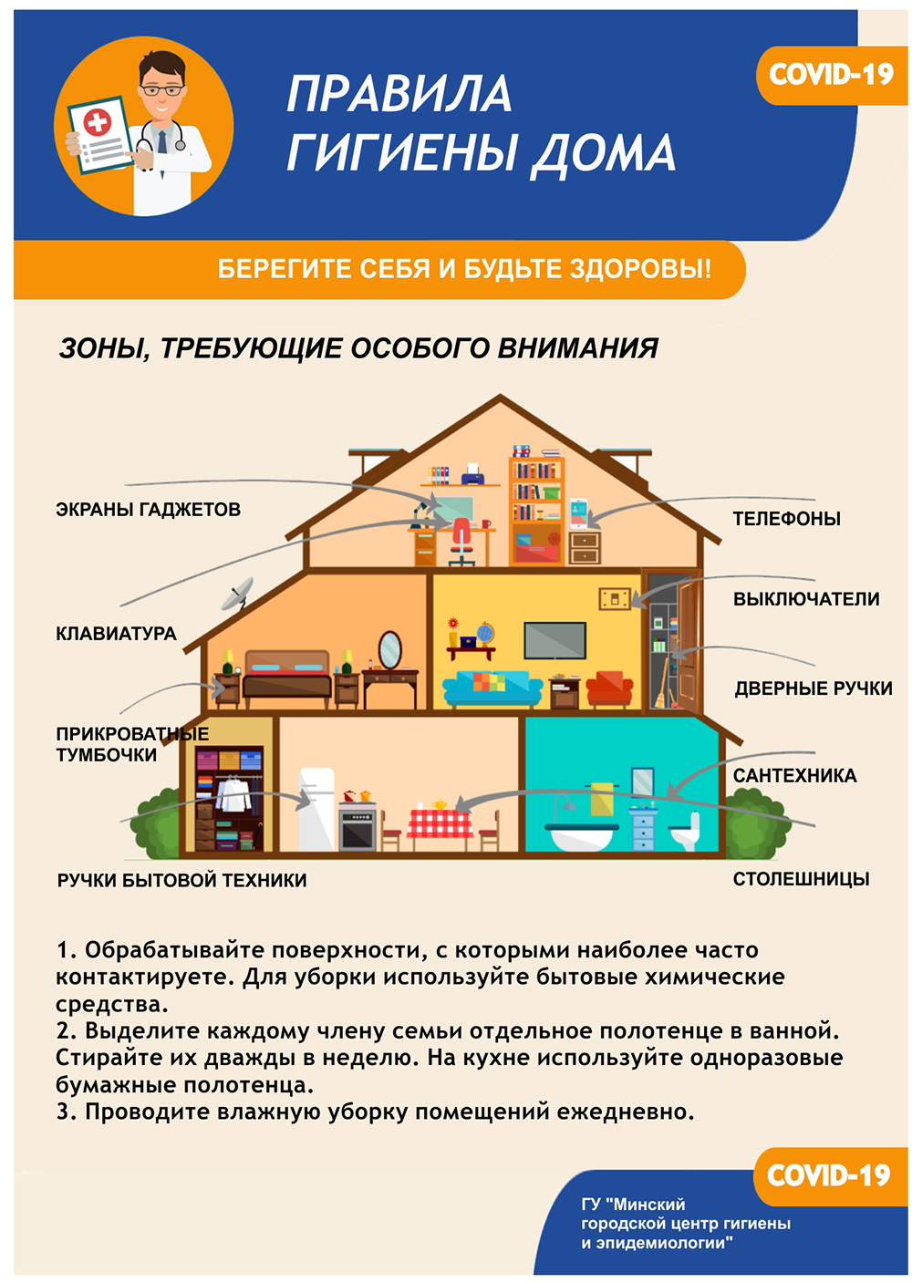 Рекомендации по профилактике коронавирусной инфекции (листовки) -  Профилактика инфекционных заболеваний, COVID-19 - 17 городская детская  клиническая поликлиника