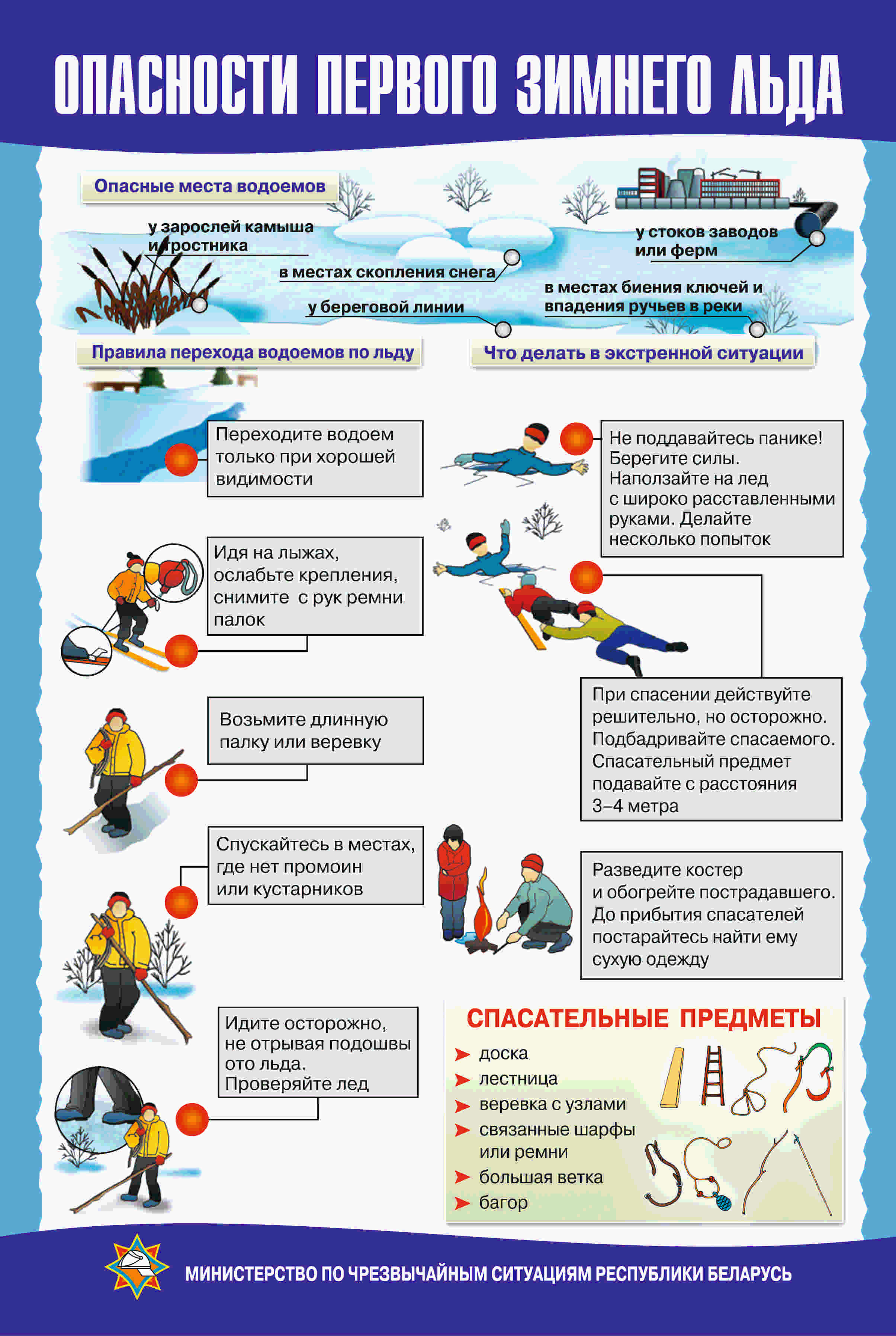 Сезонная опасность – тонкий лед - Новости и объявления - 17 городская  детская клиническая поликлиника